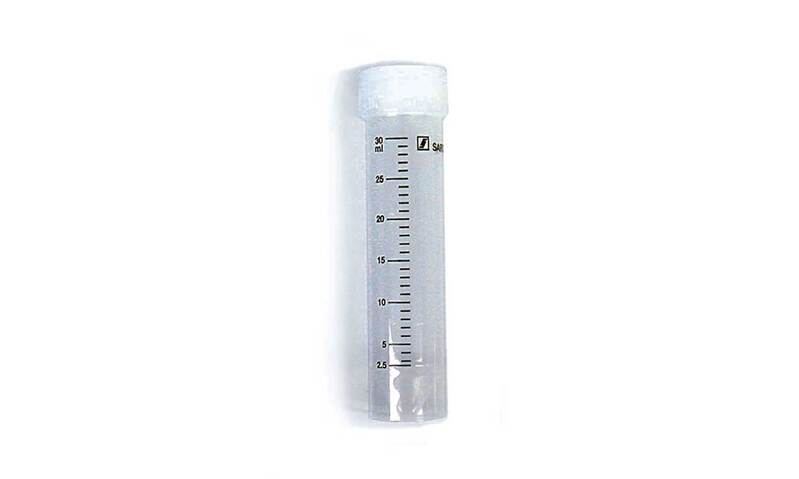 Sterilized plastic tube, 30 ml