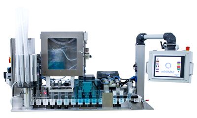 MiniBSP, fully automated boar semen packaging mach