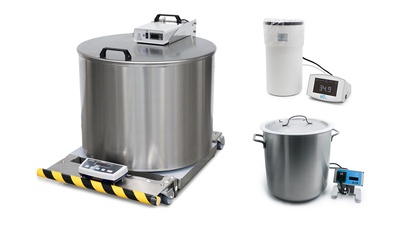 Heated extender vat