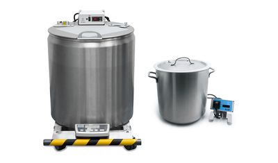 Heated extender vat