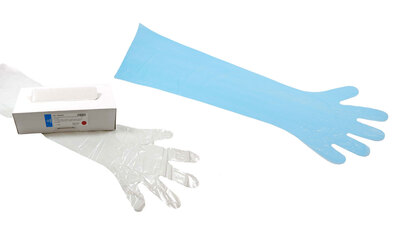Insemination glove, 5 fingers