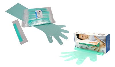 Insemination glove, 5 fingers