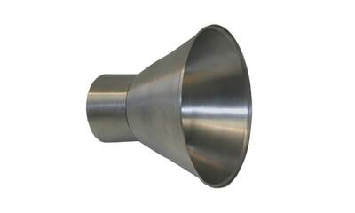 Stainless steel funnel for goblets