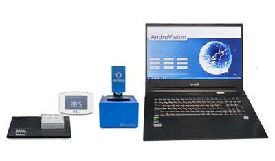 AndroVision®: CASA software with laptop
