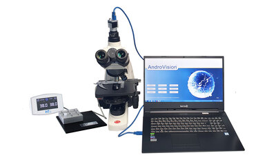 AndroVision®: CASA software with laptop