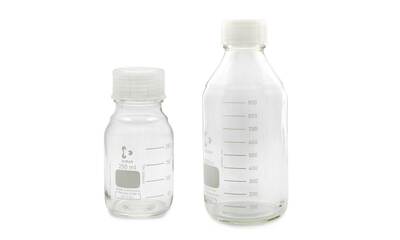 Glass bottle for medium