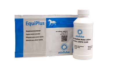 EquiPlus equine semen extender with distilled water