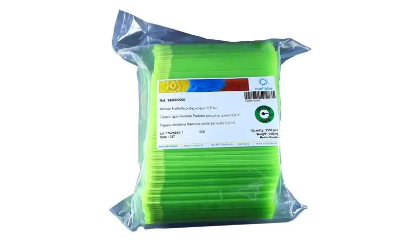 Medium Straw, 0.5 ml, pistachio
