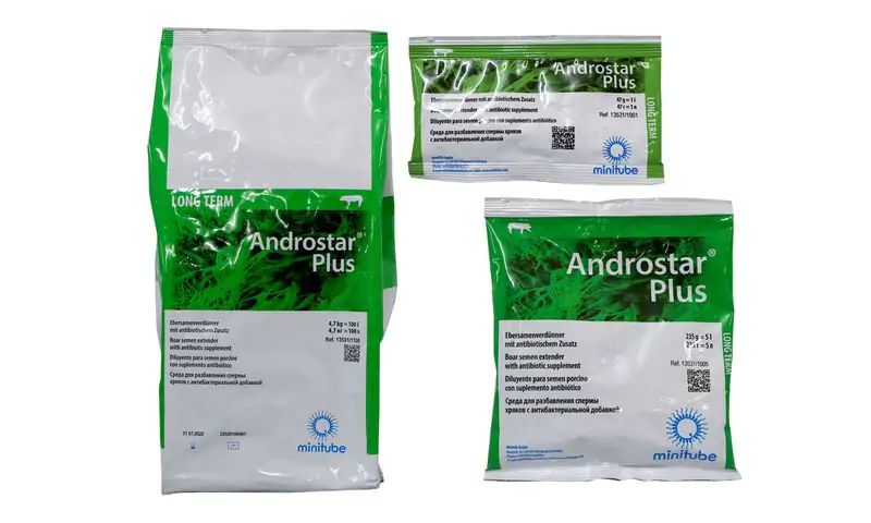 Androstar® Plus, Long term boar semen extender