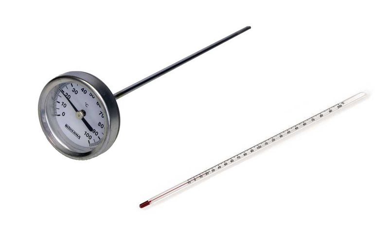 Thermometer for artificial vagina