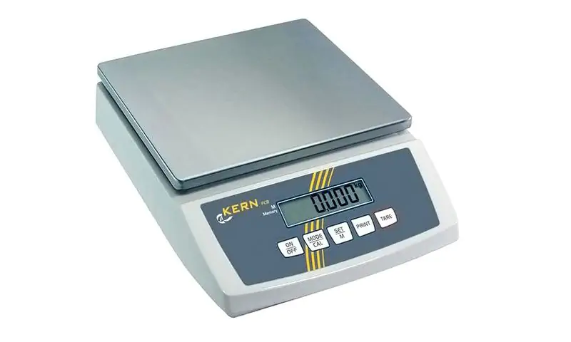 Electronic precision scale up to 6 kg, resolution 