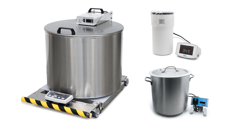 Heated extender vat