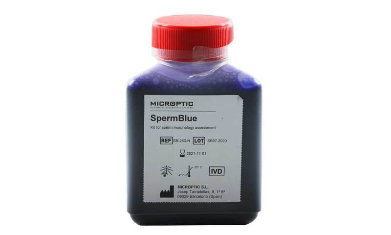 SpermBlue stain