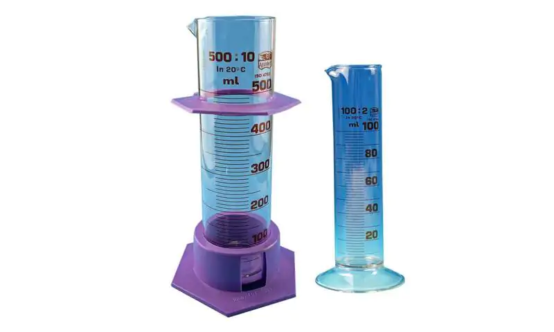 Measuring cylinder, glass