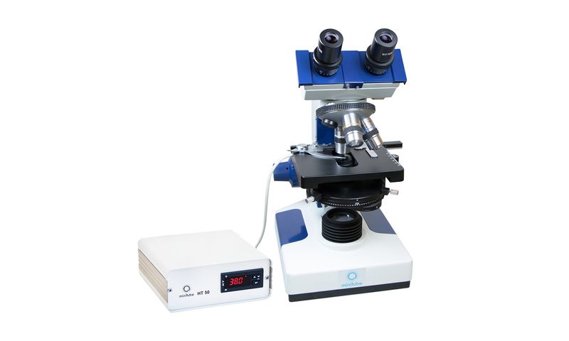 Phase contrast microscope MBL 2000, heated, HT 50