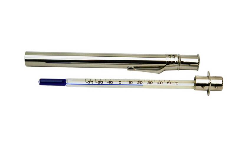 Thermometer for thaw unit