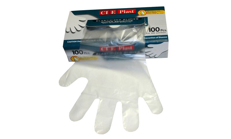Insemination glove, 5 fingers, super-sensitive, tr