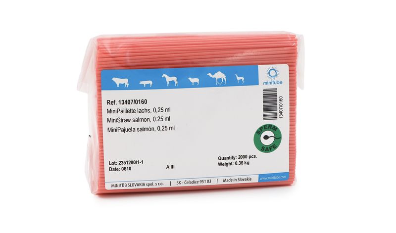 MiniStraw, 0.25 ml, salmon