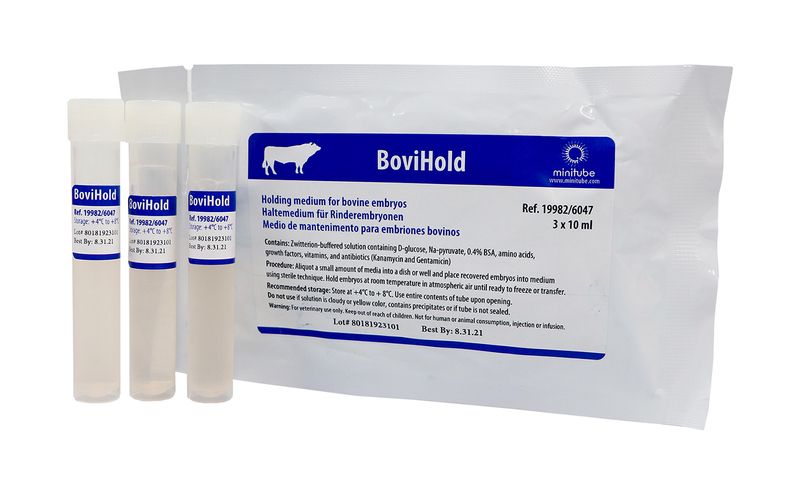 BoviHold, embryo holding medium with BSA and antib