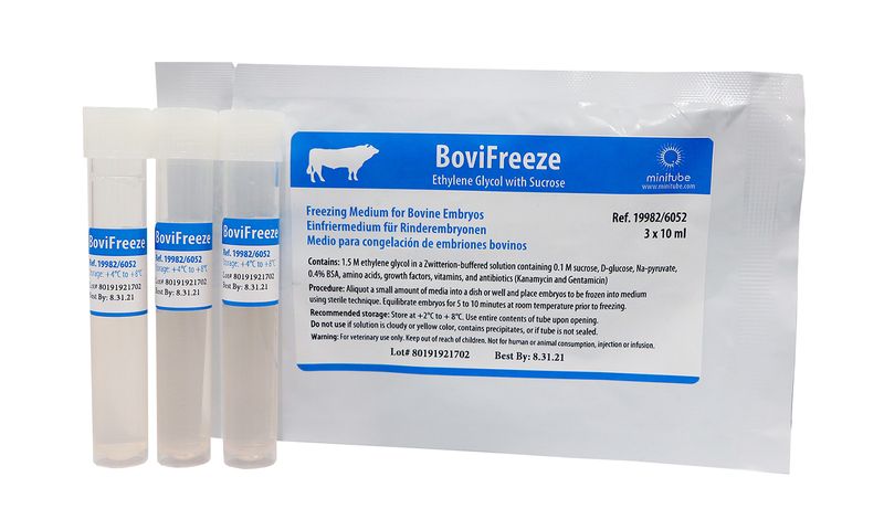 BoviFreeze, freezing medium for bovine embryos