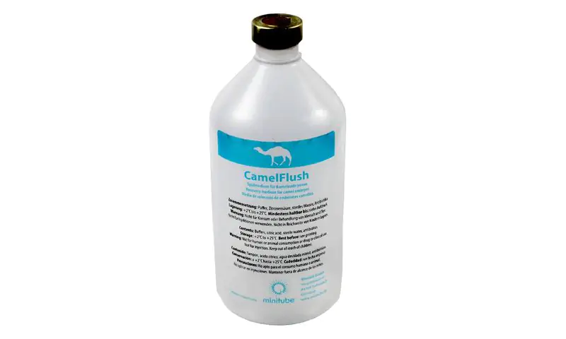 CamelFlush recovery medium with PVA and antibiotic