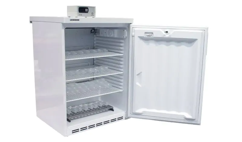 Semen storage unit for 300 tubes, temperature adju