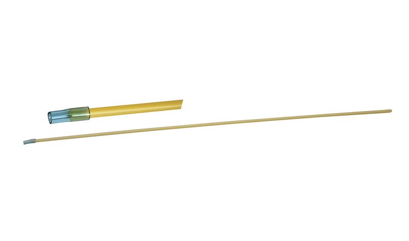 Equine insemination pipette with stiff tubing
