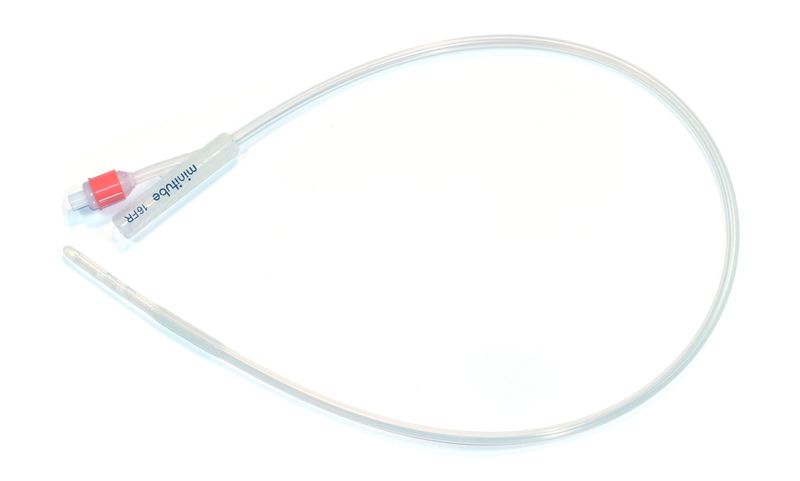 Silicone ET catheter CH 16, Foley