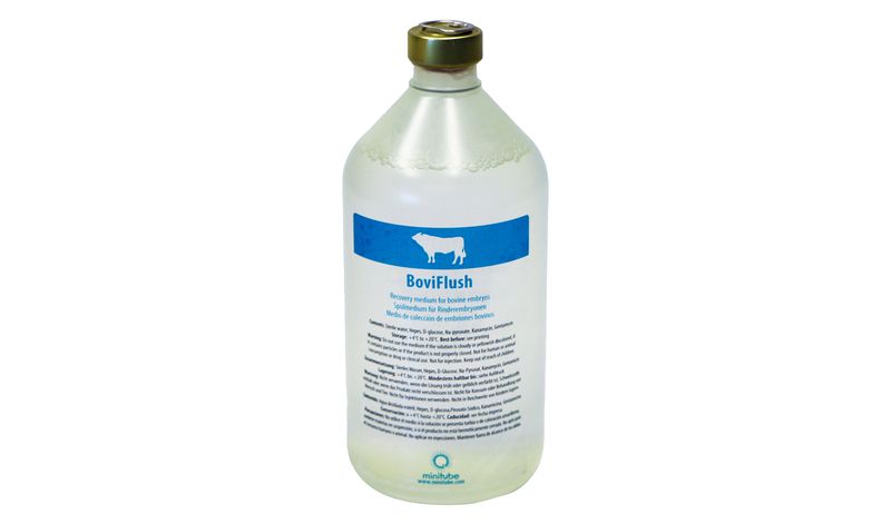 BoviFlush with BSA and antibiotics, 1 l, bottle