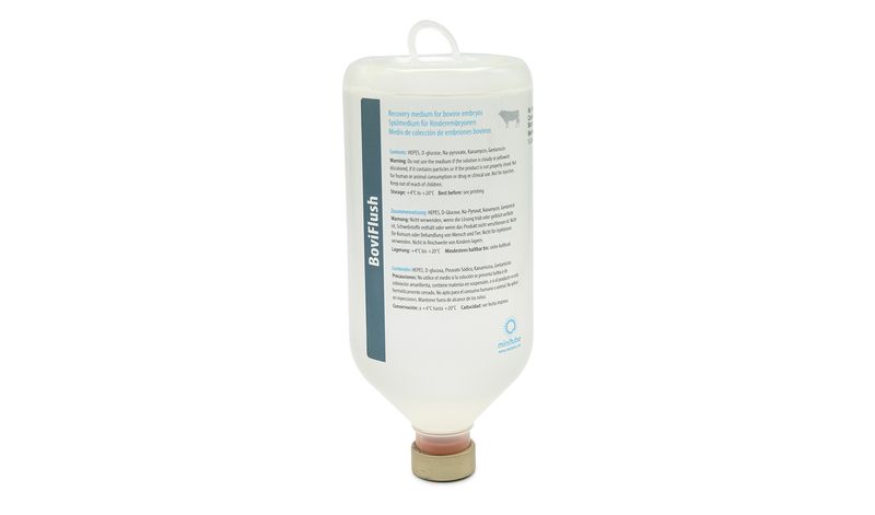 BoviFlush with BSA and antibiotics, 1 l, bottle