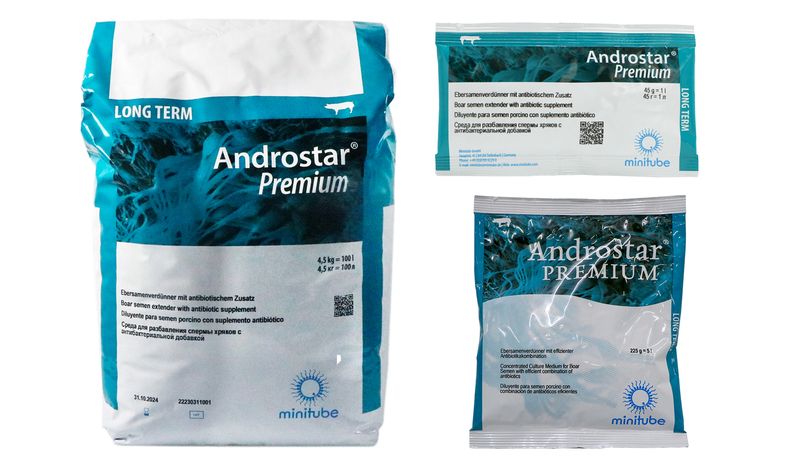 Androstar® Premium, Long term boar semen extender