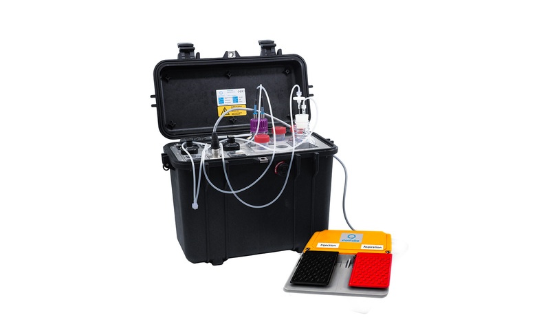 Aspiration pump for equine OPU
