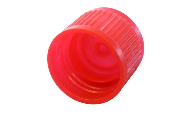 Cap for 13 ml tube, red
