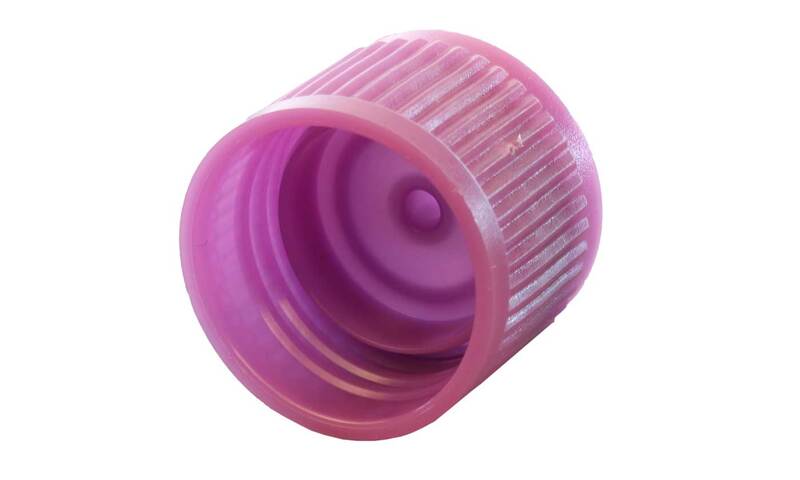 Cap for 13 ml tube, violet