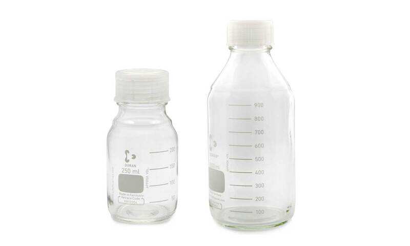 Glass bottle for medium
