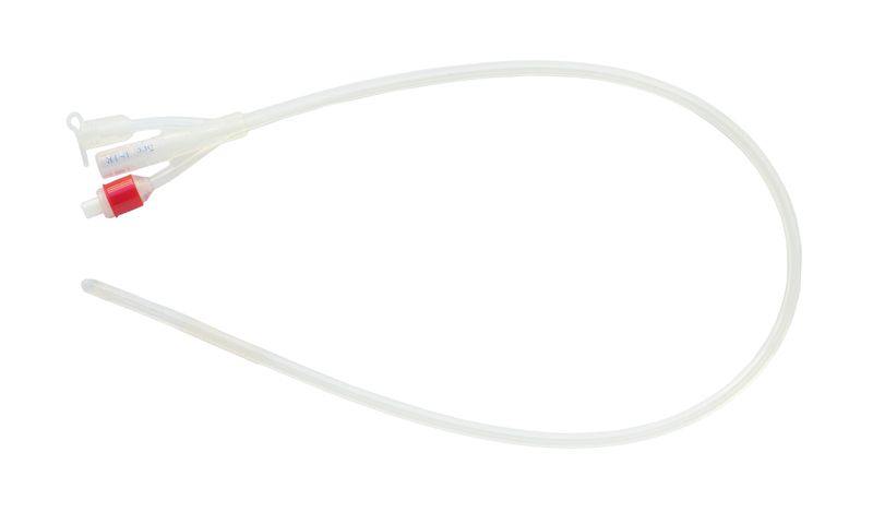 Silicone ET catheter CH 18, Foley