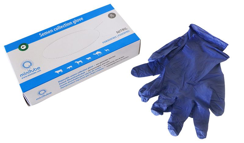 Semen collection glove