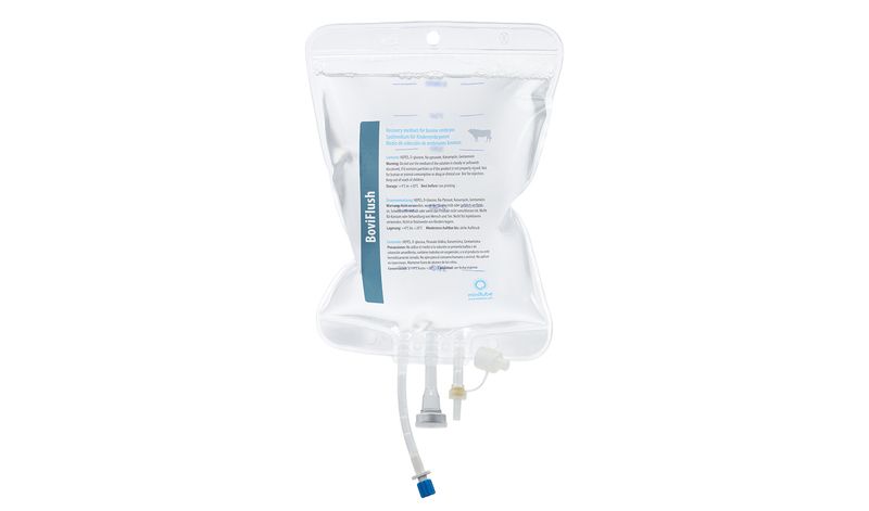 BoviFlush with BSA and antibiotics, 1 l, bag