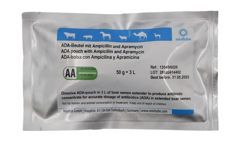 ADA-pouch with Ampicillin, Apramycin