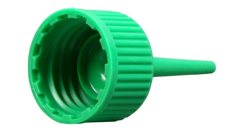 Plastic bottle cap, green 1