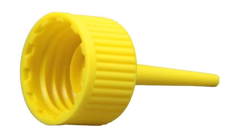 Plastic bottle cap, yellow 1