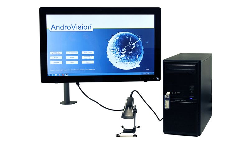 AndroVision®: CASA software with touchscreen