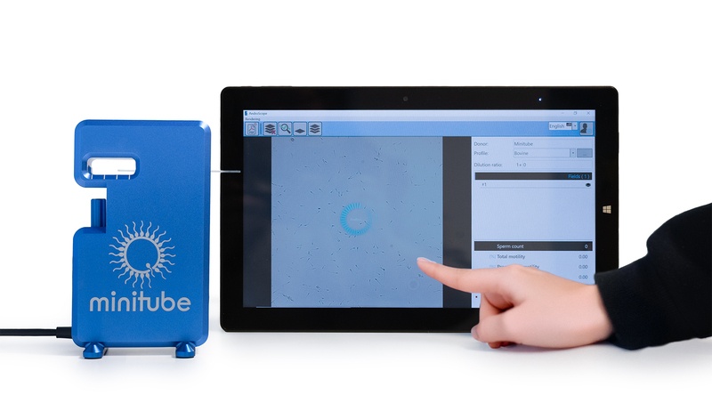 AndroScope with tablet