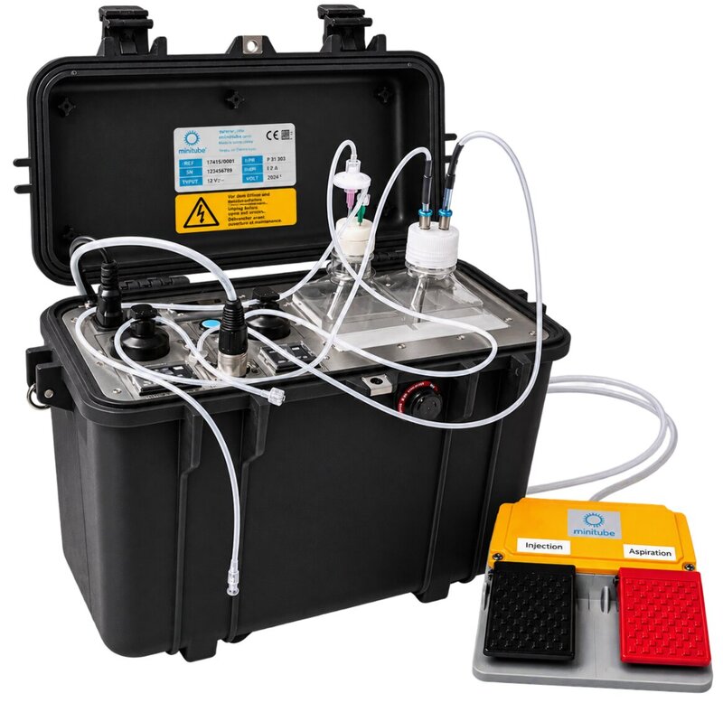 Aspiration pump for equine OPU