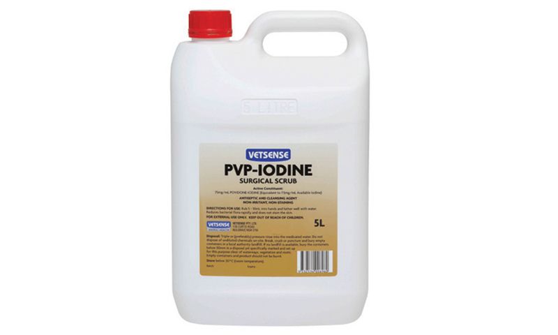 Iodine PVP Scrub