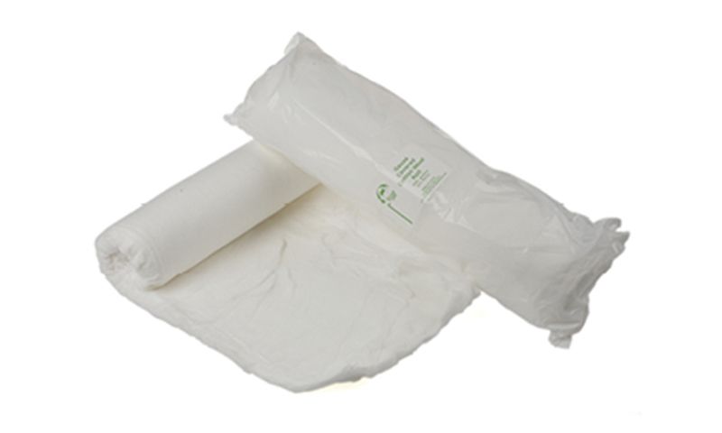 Cotton wool gauze covered